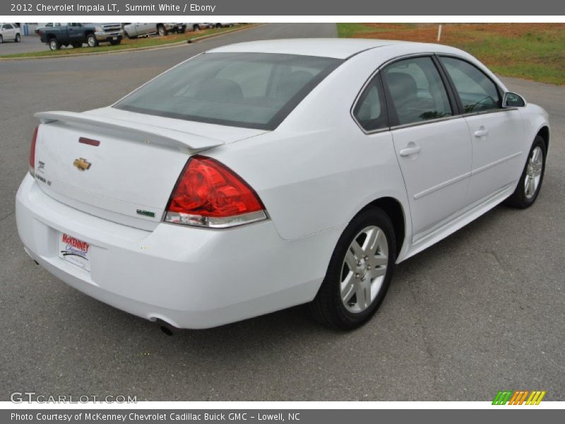 Summit White / Ebony 2012 Chevrolet Impala LT