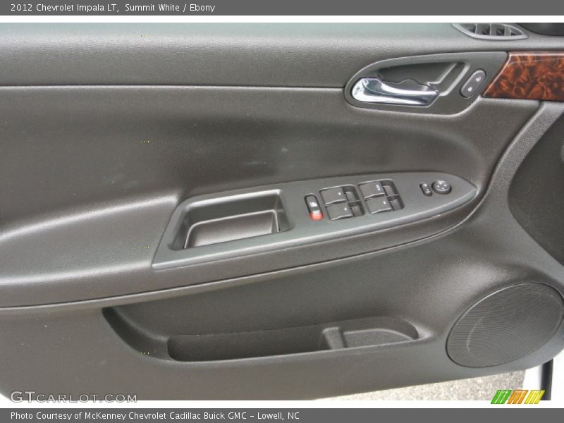 Summit White / Ebony 2012 Chevrolet Impala LT