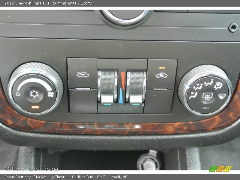 Summit White / Ebony 2012 Chevrolet Impala LT
