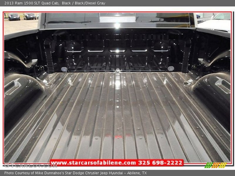 Black / Black/Diesel Gray 2013 Ram 1500 SLT Quad Cab