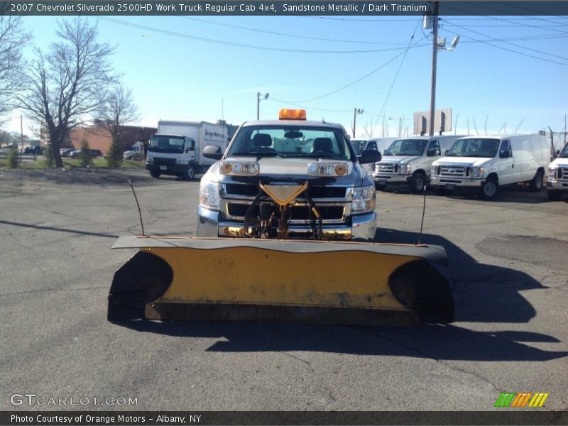 Sandstone Metallic / Dark Titanium 2007 Chevrolet Silverado 2500HD Work Truck Regular Cab 4x4