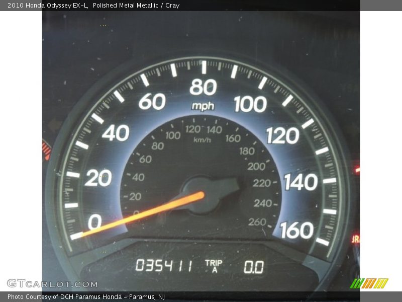 Polished Metal Metallic / Gray 2010 Honda Odyssey EX-L