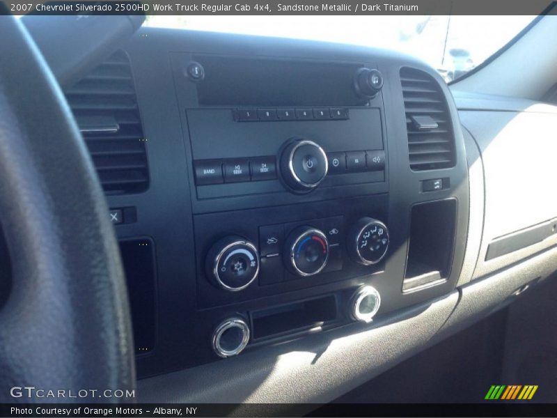 Sandstone Metallic / Dark Titanium 2007 Chevrolet Silverado 2500HD Work Truck Regular Cab 4x4