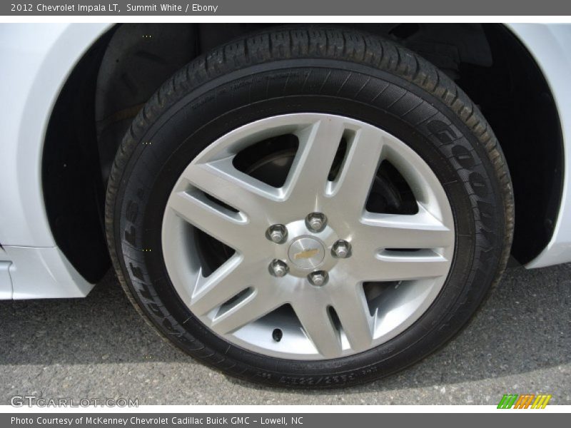 Summit White / Ebony 2012 Chevrolet Impala LT