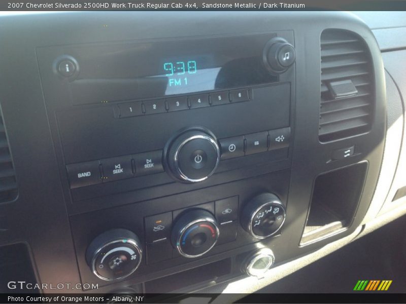 Sandstone Metallic / Dark Titanium 2007 Chevrolet Silverado 2500HD Work Truck Regular Cab 4x4
