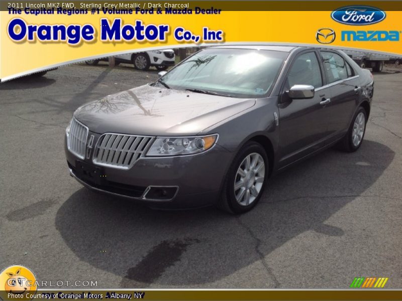 Sterling Grey Metallic / Dark Charcoal 2011 Lincoln MKZ FWD
