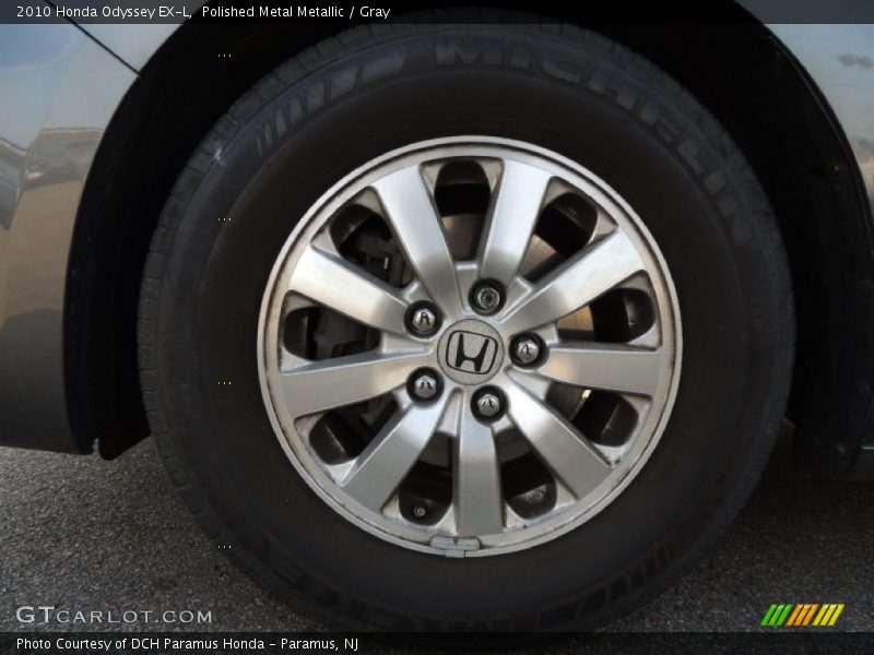 Polished Metal Metallic / Gray 2010 Honda Odyssey EX-L
