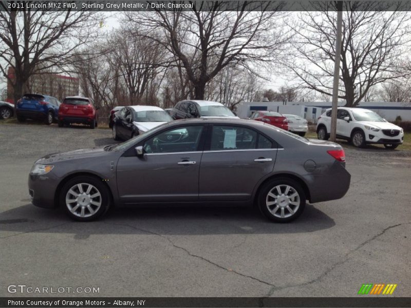 Sterling Grey Metallic / Dark Charcoal 2011 Lincoln MKZ FWD