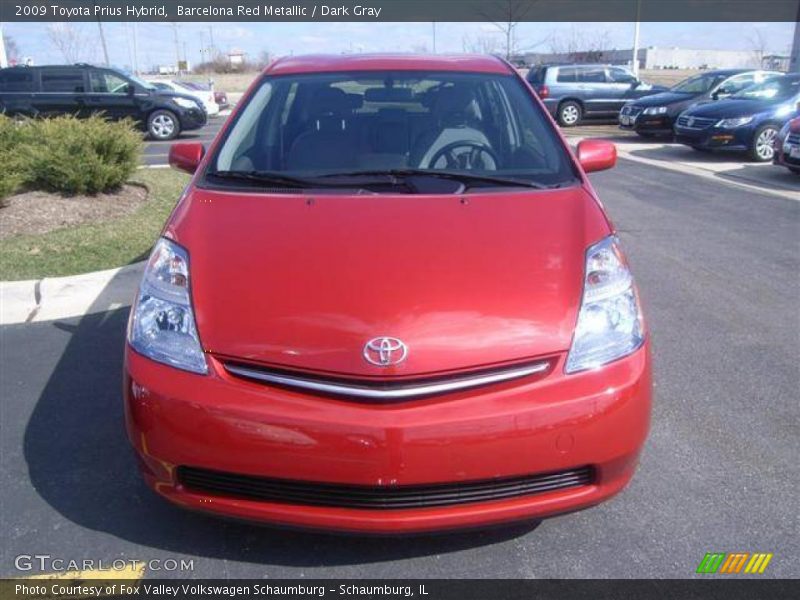 Barcelona Red Metallic / Dark Gray 2009 Toyota Prius Hybrid
