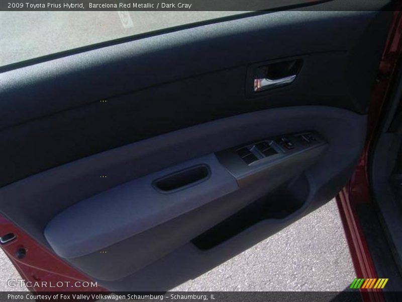 Barcelona Red Metallic / Dark Gray 2009 Toyota Prius Hybrid