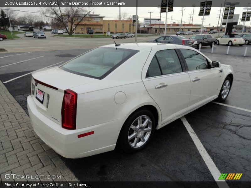 White Diamond Tricoat / Cashmere 2008 Cadillac STS 4 V6 AWD