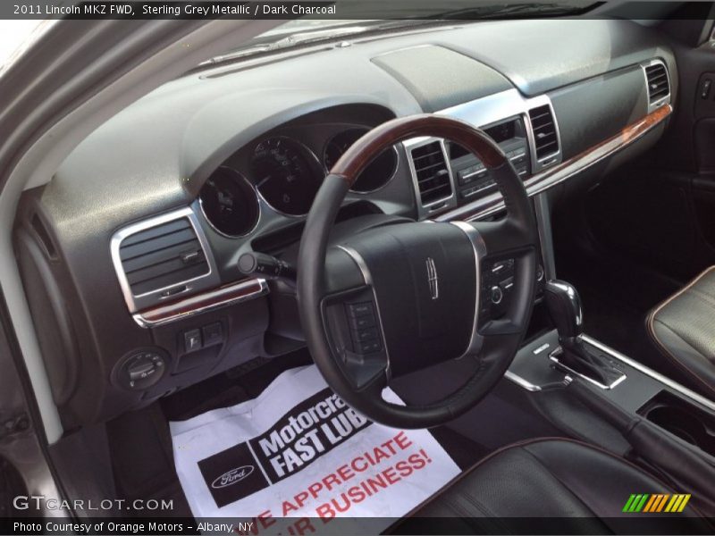 Sterling Grey Metallic / Dark Charcoal 2011 Lincoln MKZ FWD