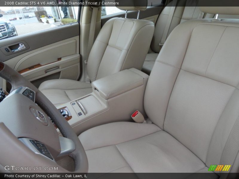 White Diamond Tricoat / Cashmere 2008 Cadillac STS 4 V6 AWD