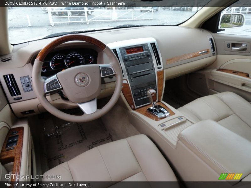 White Diamond Tricoat / Cashmere 2008 Cadillac STS 4 V6 AWD