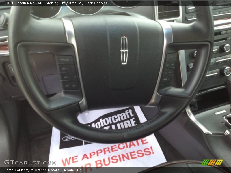 Sterling Grey Metallic / Dark Charcoal 2011 Lincoln MKZ FWD