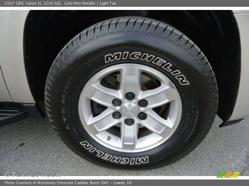 Gold Mist Metallic / Light Tan 2007 GMC Yukon XL 1500 SLE
