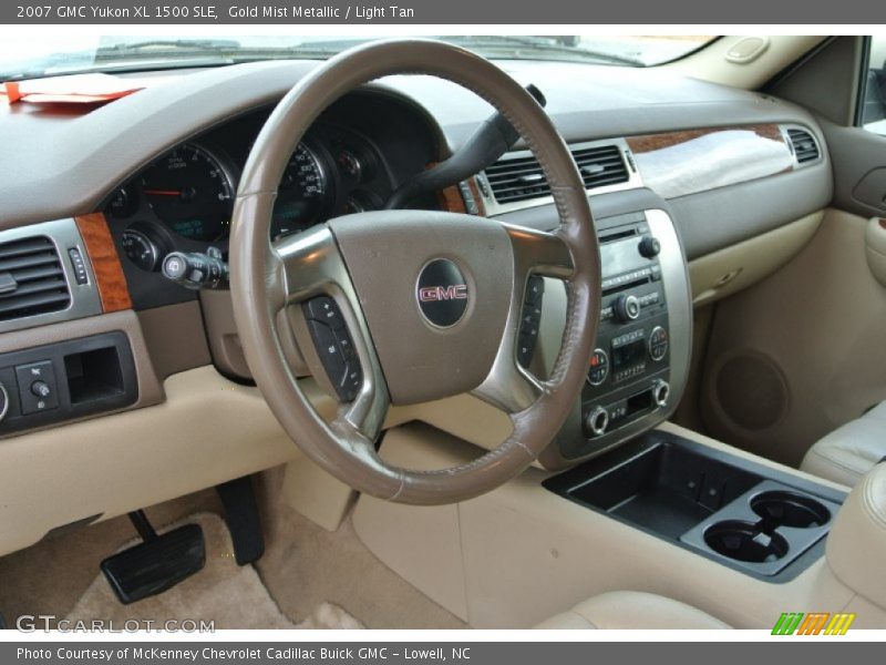 Gold Mist Metallic / Light Tan 2007 GMC Yukon XL 1500 SLE