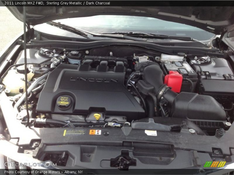 Sterling Grey Metallic / Dark Charcoal 2011 Lincoln MKZ FWD