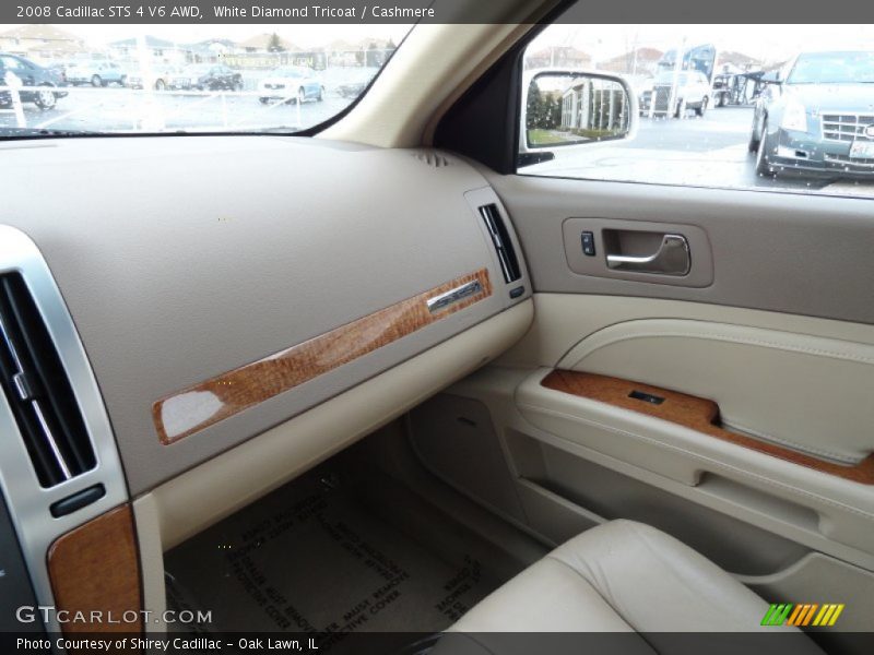 White Diamond Tricoat / Cashmere 2008 Cadillac STS 4 V6 AWD