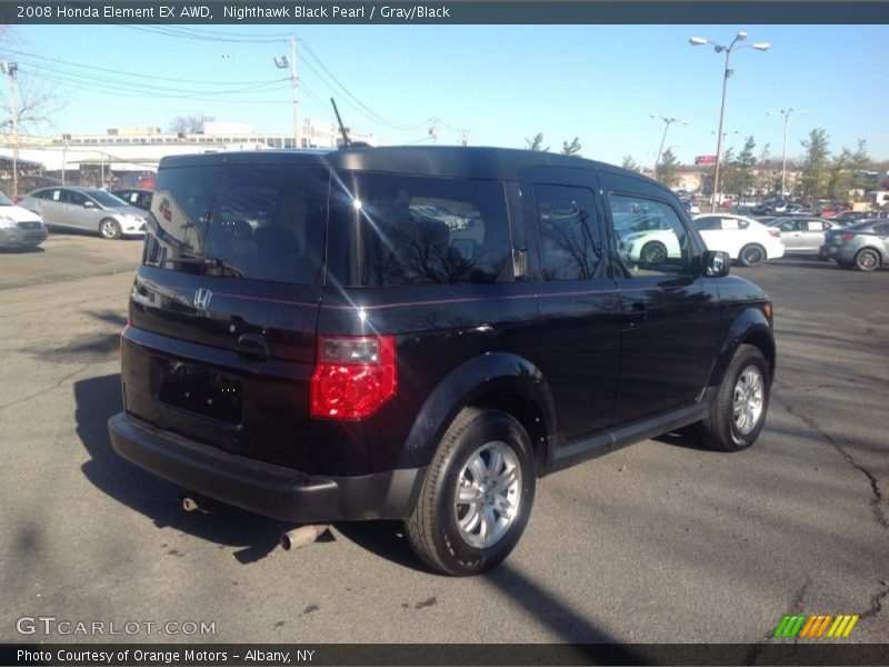 Nighthawk Black Pearl / Gray/Black 2008 Honda Element EX AWD