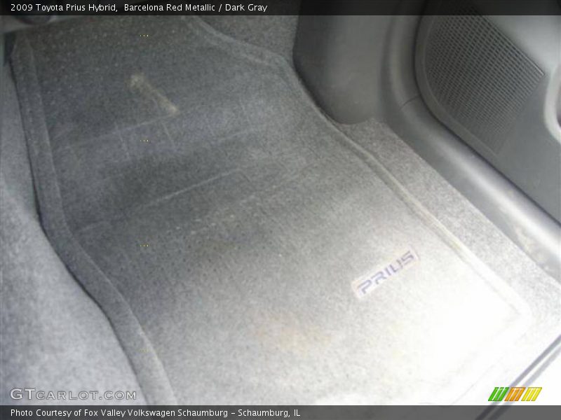 Barcelona Red Metallic / Dark Gray 2009 Toyota Prius Hybrid