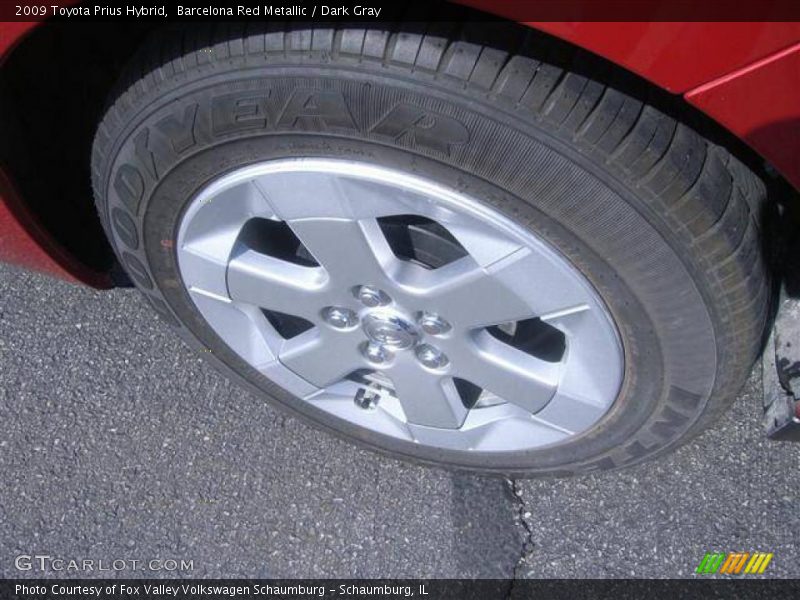 Barcelona Red Metallic / Dark Gray 2009 Toyota Prius Hybrid