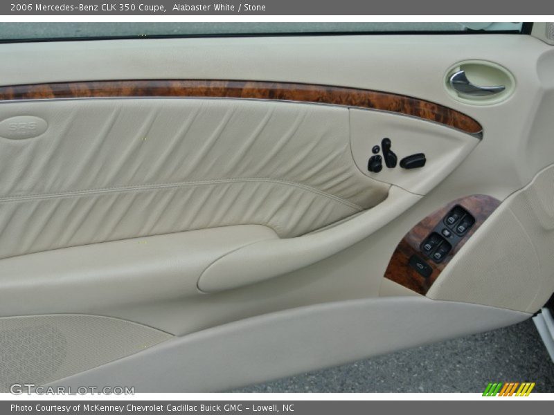 Alabaster White / Stone 2006 Mercedes-Benz CLK 350 Coupe