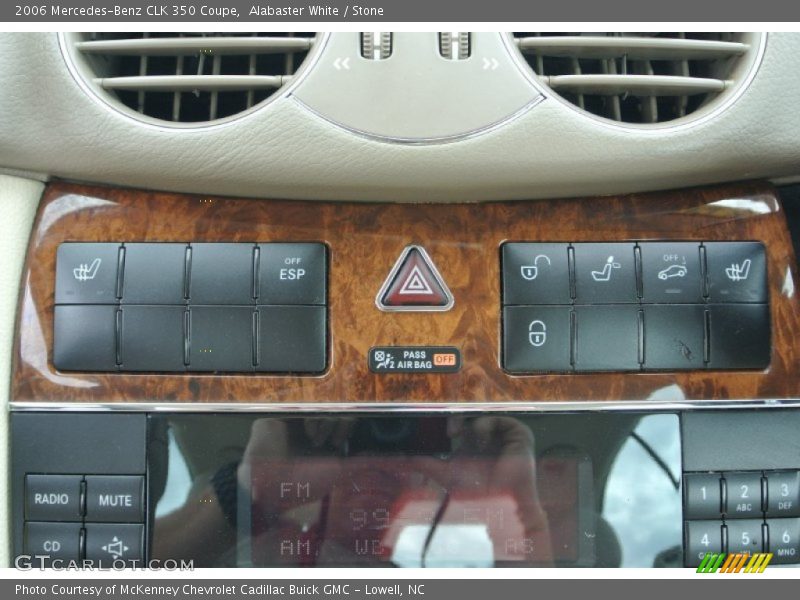 Alabaster White / Stone 2006 Mercedes-Benz CLK 350 Coupe