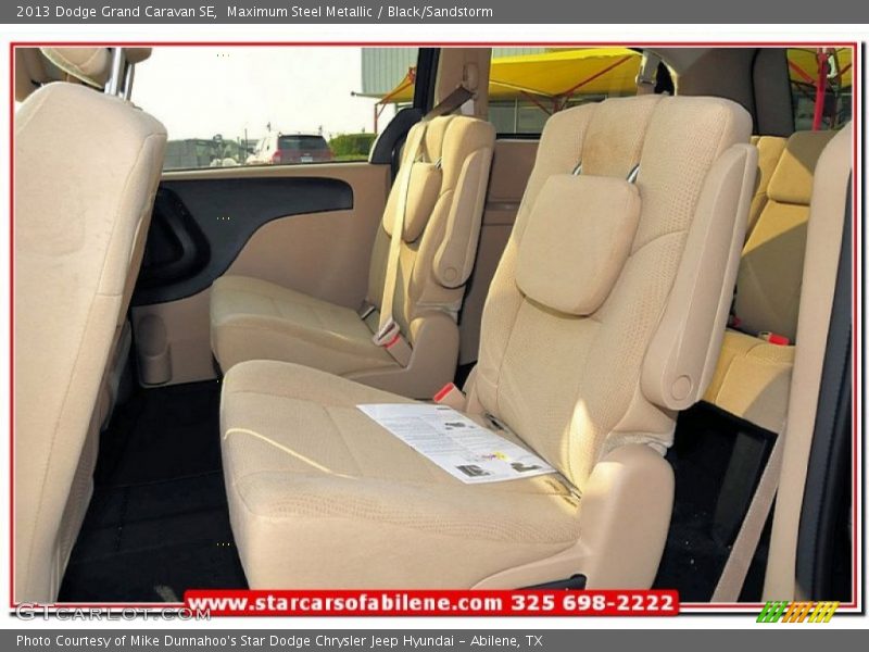 Maximum Steel Metallic / Black/Sandstorm 2013 Dodge Grand Caravan SE