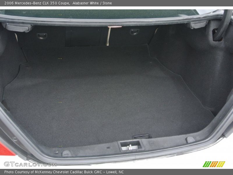 Alabaster White / Stone 2006 Mercedes-Benz CLK 350 Coupe