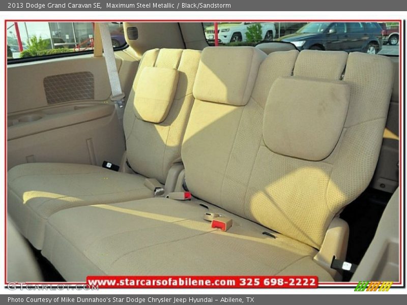 Maximum Steel Metallic / Black/Sandstorm 2013 Dodge Grand Caravan SE