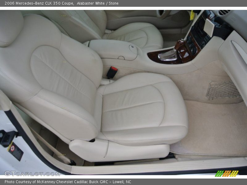 Alabaster White / Stone 2006 Mercedes-Benz CLK 350 Coupe