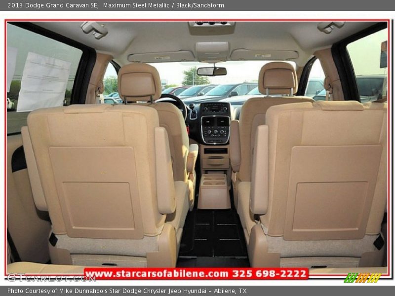 Maximum Steel Metallic / Black/Sandstorm 2013 Dodge Grand Caravan SE