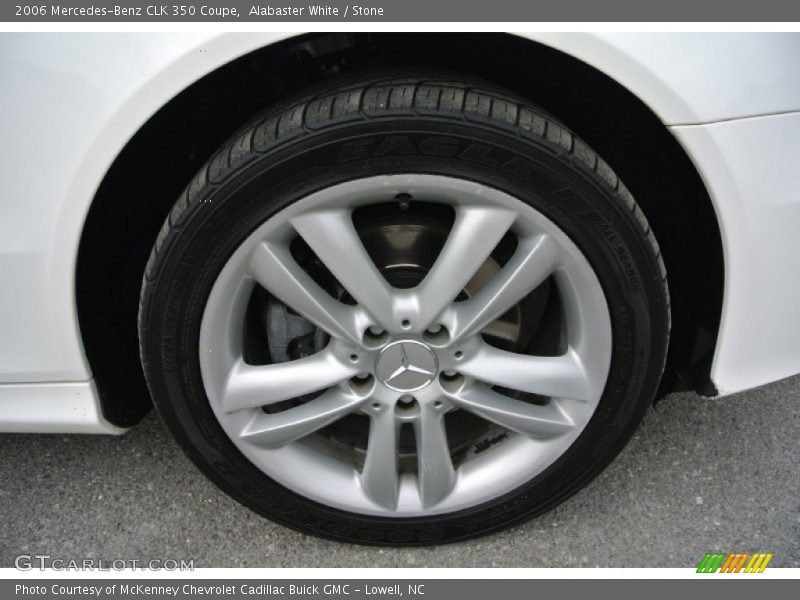 Alabaster White / Stone 2006 Mercedes-Benz CLK 350 Coupe