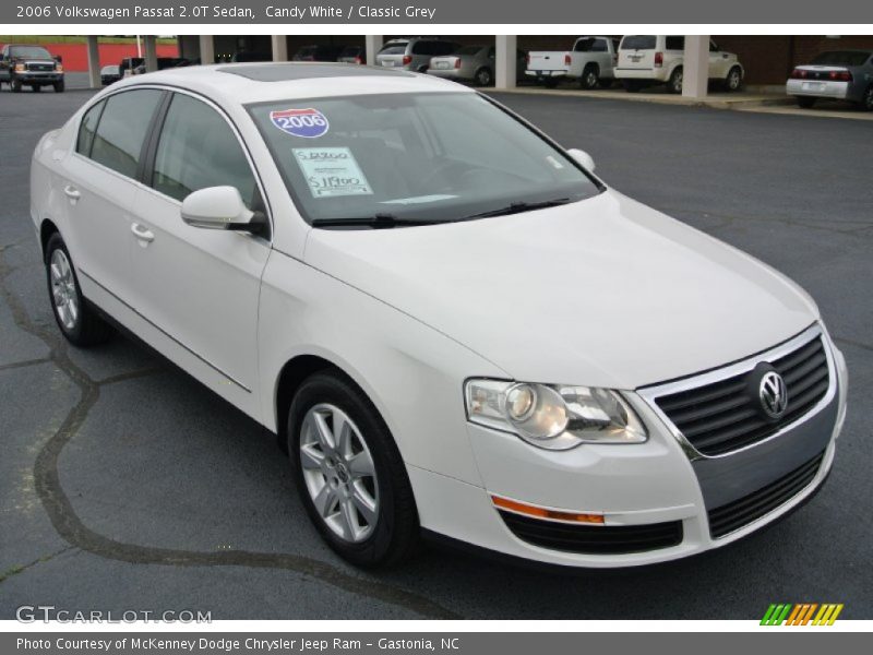 Candy White / Classic Grey 2006 Volkswagen Passat 2.0T Sedan