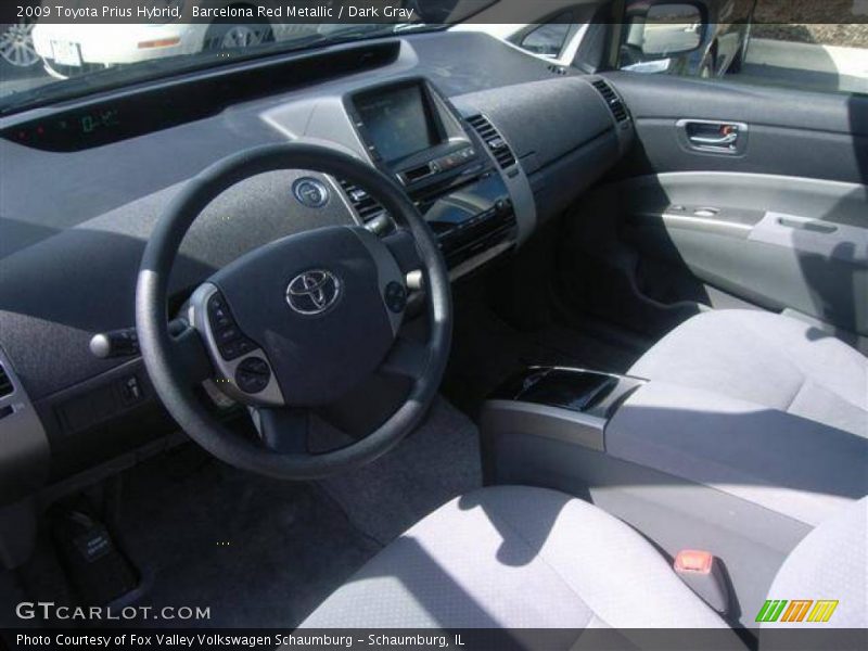 Barcelona Red Metallic / Dark Gray 2009 Toyota Prius Hybrid