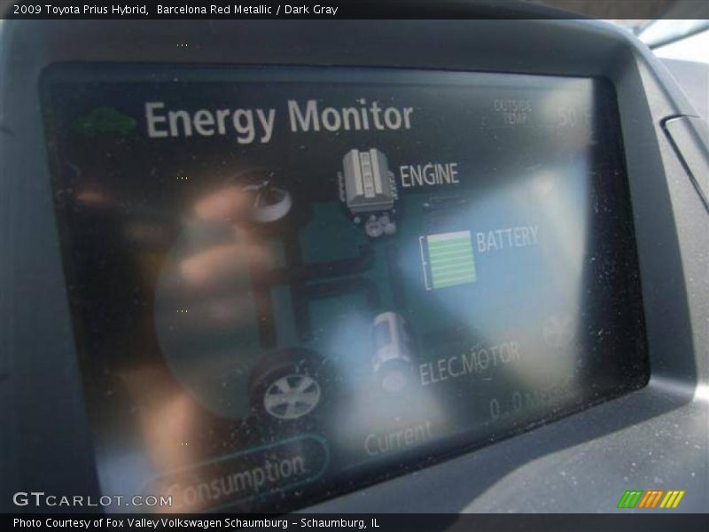 Barcelona Red Metallic / Dark Gray 2009 Toyota Prius Hybrid