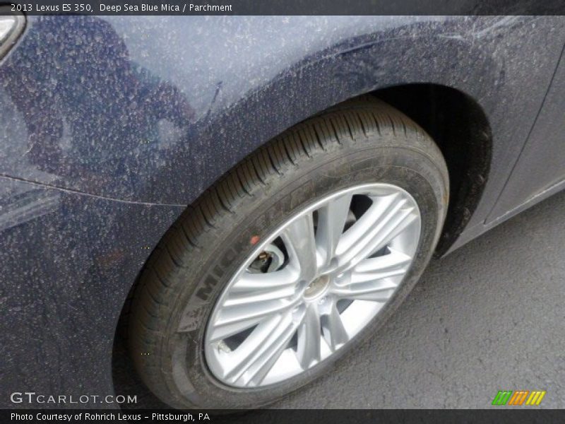 Deep Sea Blue Mica / Parchment 2013 Lexus ES 350