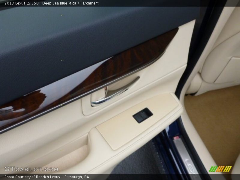 Deep Sea Blue Mica / Parchment 2013 Lexus ES 350