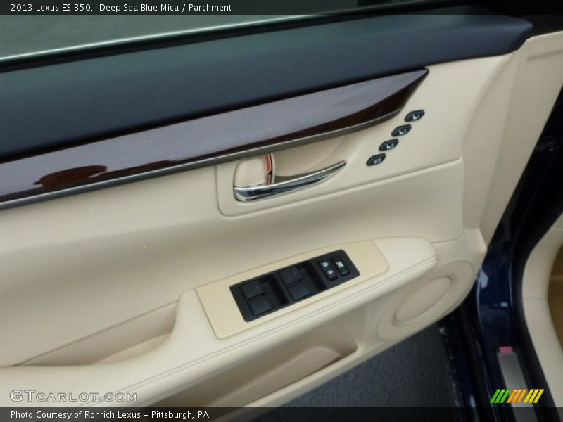 Deep Sea Blue Mica / Parchment 2013 Lexus ES 350