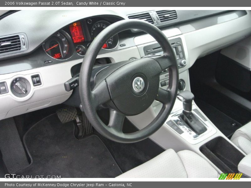 Candy White / Classic Grey 2006 Volkswagen Passat 2.0T Sedan