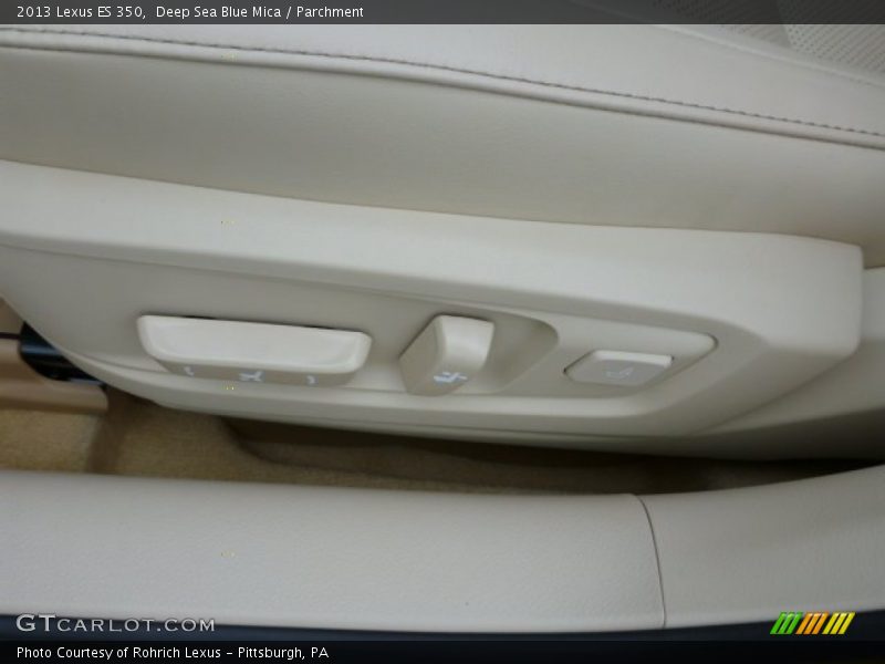 Deep Sea Blue Mica / Parchment 2013 Lexus ES 350