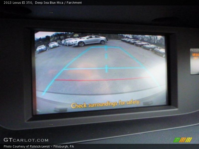 Deep Sea Blue Mica / Parchment 2013 Lexus ES 350