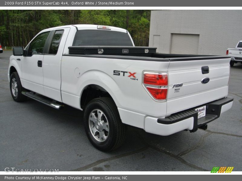 Oxford White / Stone/Medium Stone 2009 Ford F150 STX SuperCab 4x4