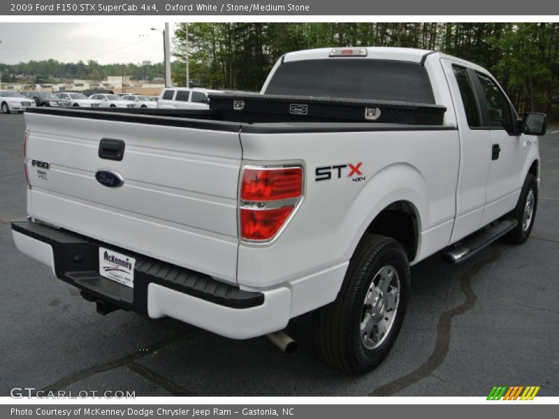 Oxford White / Stone/Medium Stone 2009 Ford F150 STX SuperCab 4x4