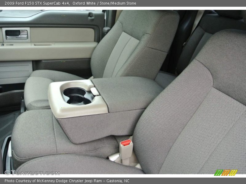 Oxford White / Stone/Medium Stone 2009 Ford F150 STX SuperCab 4x4