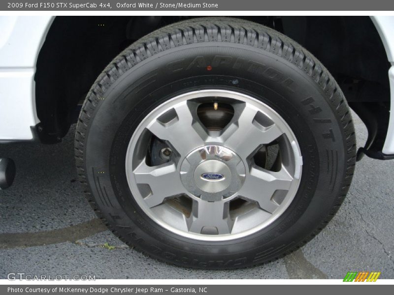 Oxford White / Stone/Medium Stone 2009 Ford F150 STX SuperCab 4x4