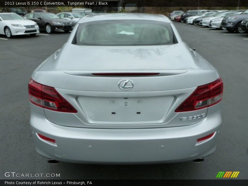 Tungsten Pearl / Black 2013 Lexus IS 350 C Convertible