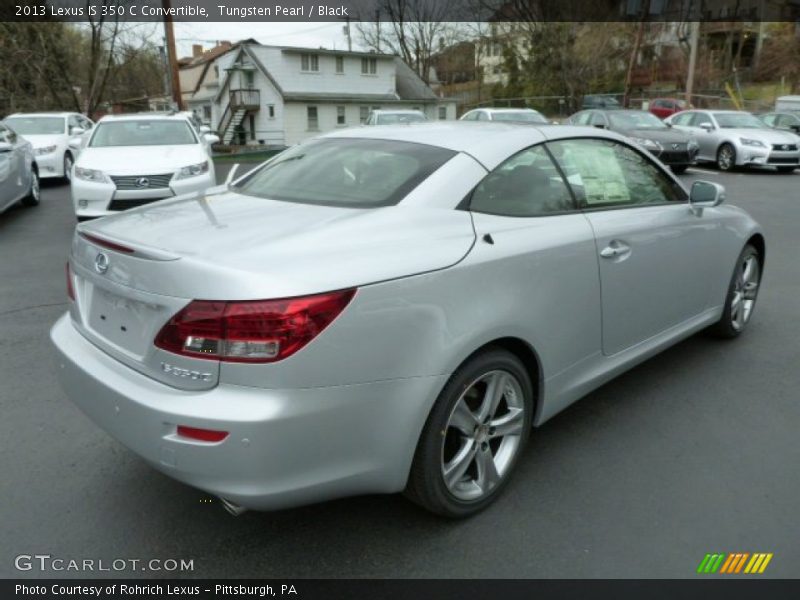 Tungsten Pearl / Black 2013 Lexus IS 350 C Convertible