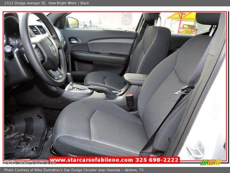 New Bright White / Black 2013 Dodge Avenger SE